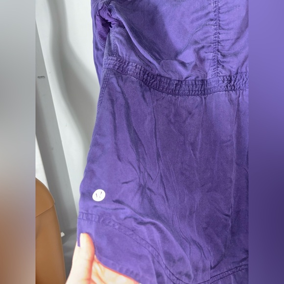 Lululemon Reversible Jacket INNER PEACE Fit & Flare Purple Yoga Size 8 - Picture 6 of 16